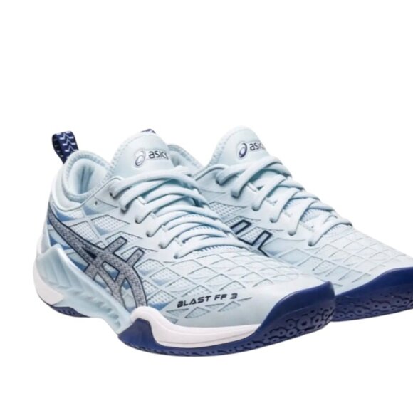 Womens Asics Blast FF 3 Sky/Indigo Blue Court Shoes Size 8.5 1072A080-400 - Picture 3 of 7